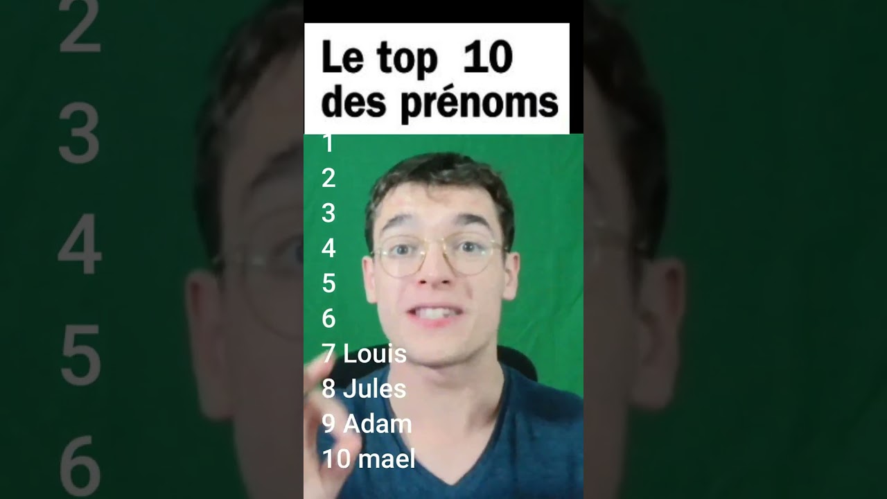 Top 10 des Prenom Gar&ccedil;ons