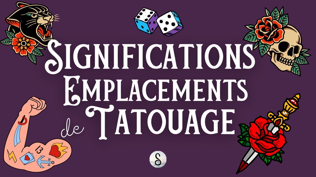 Significations des emplacements de tatouage !