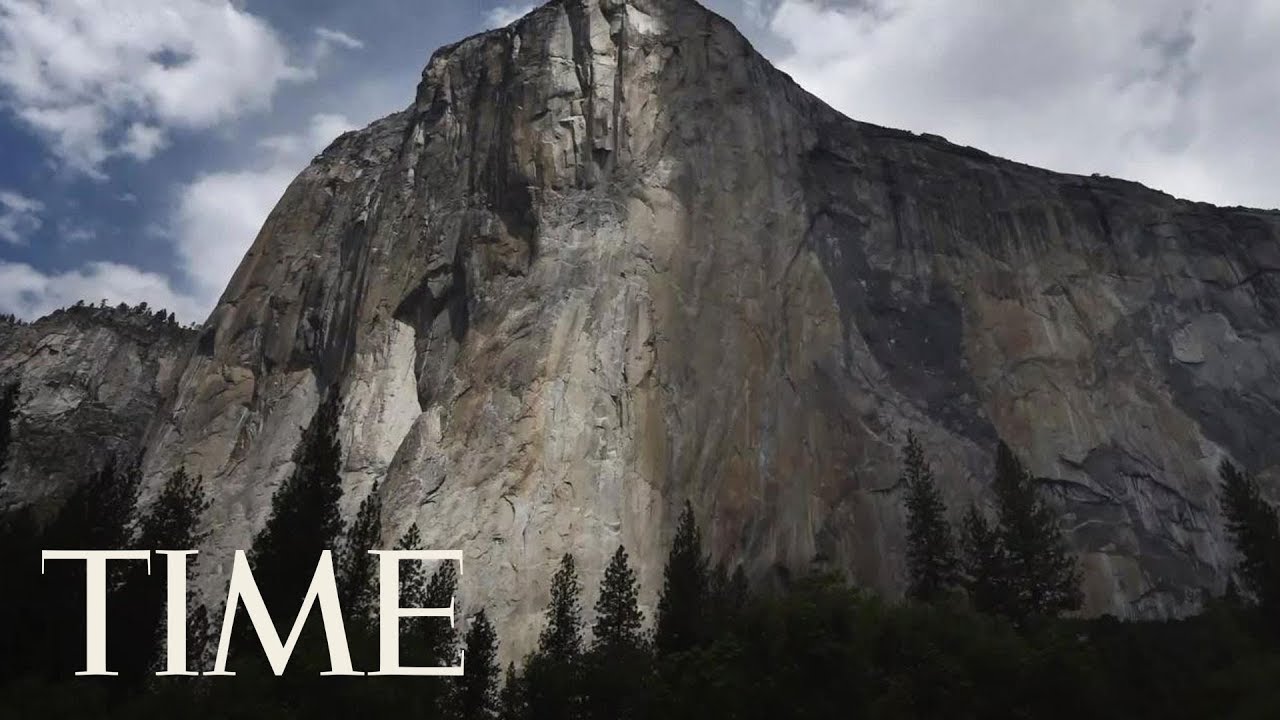 Rock Fall At Yosemite