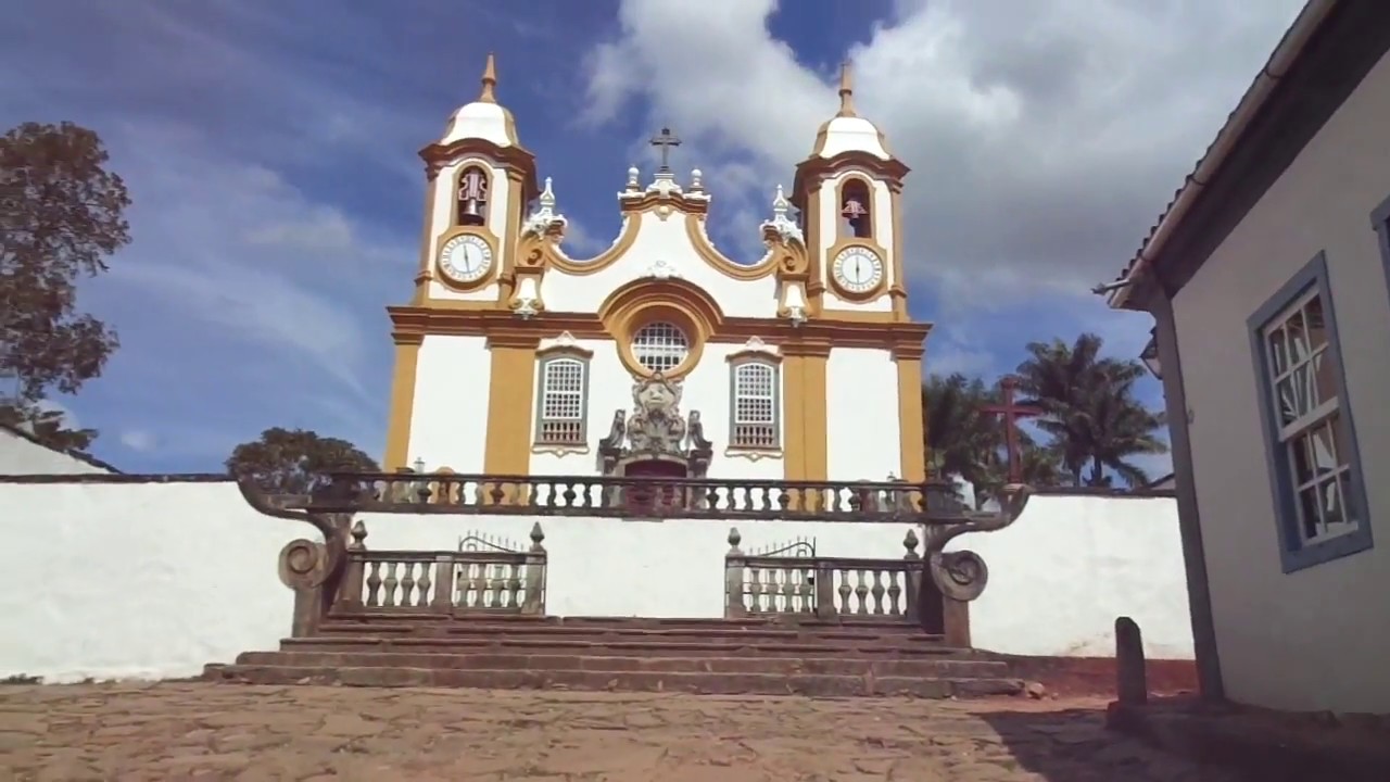 Eu amo a bela cidade hist&oacute;rica de Tiradentes em Minas Gerais - Brasil
