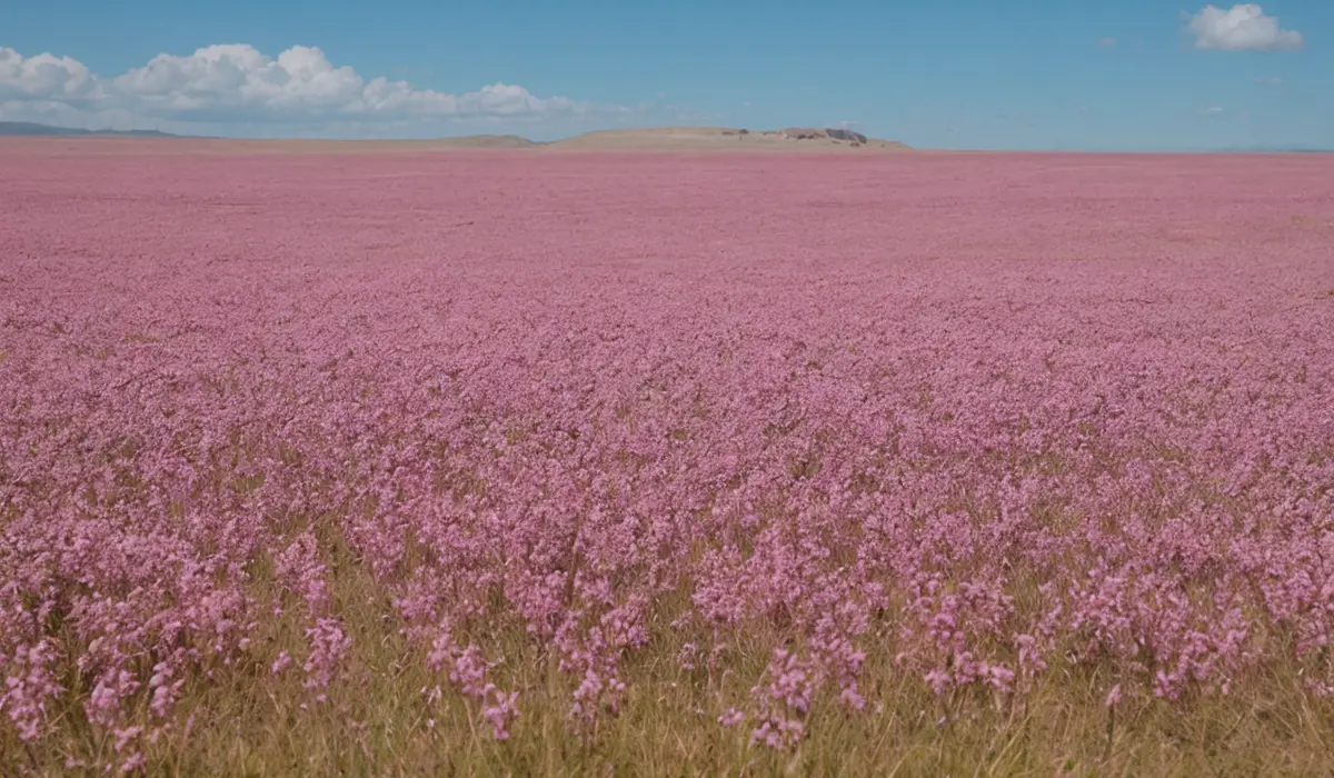 Spectaculaire floraison dans le desert d’atacama