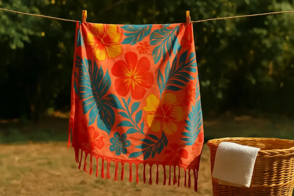 Canga sèche à l'air libre