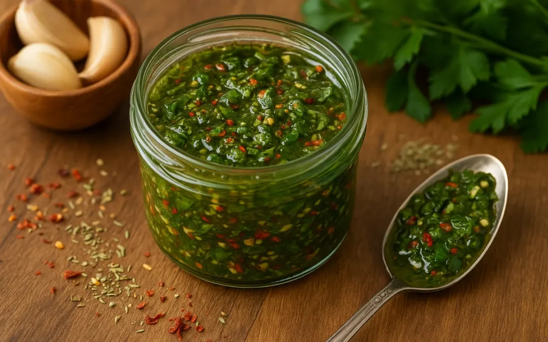 Sauce chimichurri : Recette, origine, ingrédients et secrets pour la réussir