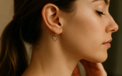 Tatouage derrière l’oreille : idées, significations et conseils avant de se lancer