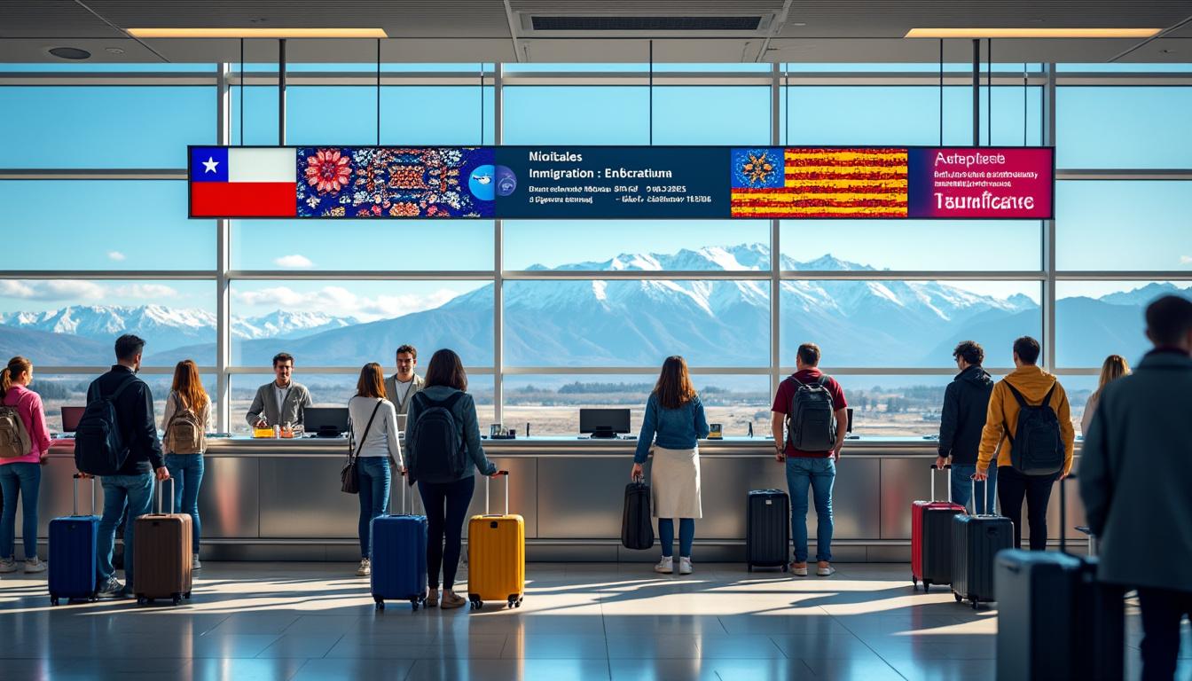 Formalités d’entrée au Chili : ce que vous devez savoir pour un voyage en toute sécurité découvrez les étapes essentielles à suivre pour entrer au chili en toute sécurité. informez-vous sur les visas, les exigences sanitaires et les documents nécessaires pour un voyage réussi. préparez-vous efficacement et profitez pleinement de votre expérience chilienne.