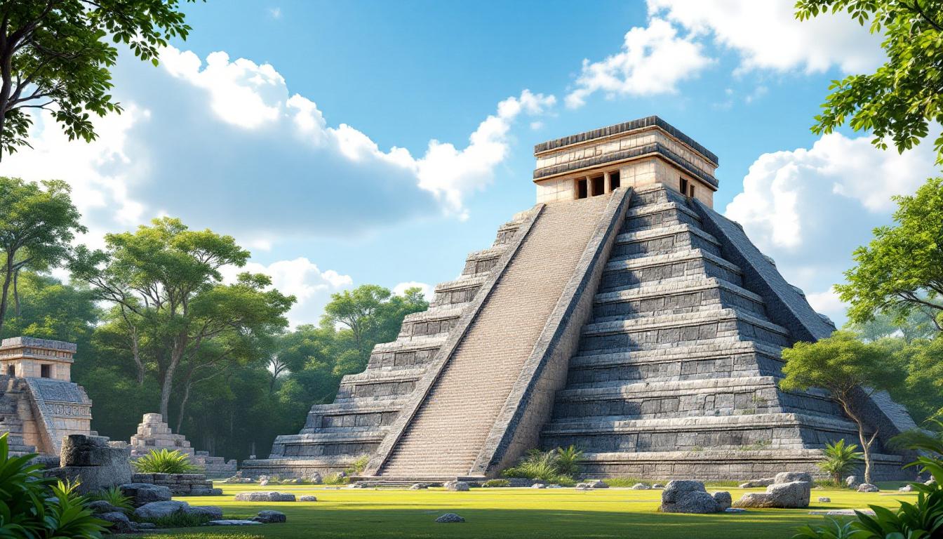 découvrez chichén itzá, l'une des 7 merveilles du monde, site archéologique emblématique du mexique alliant histoire, culture et architecture impressionnante.