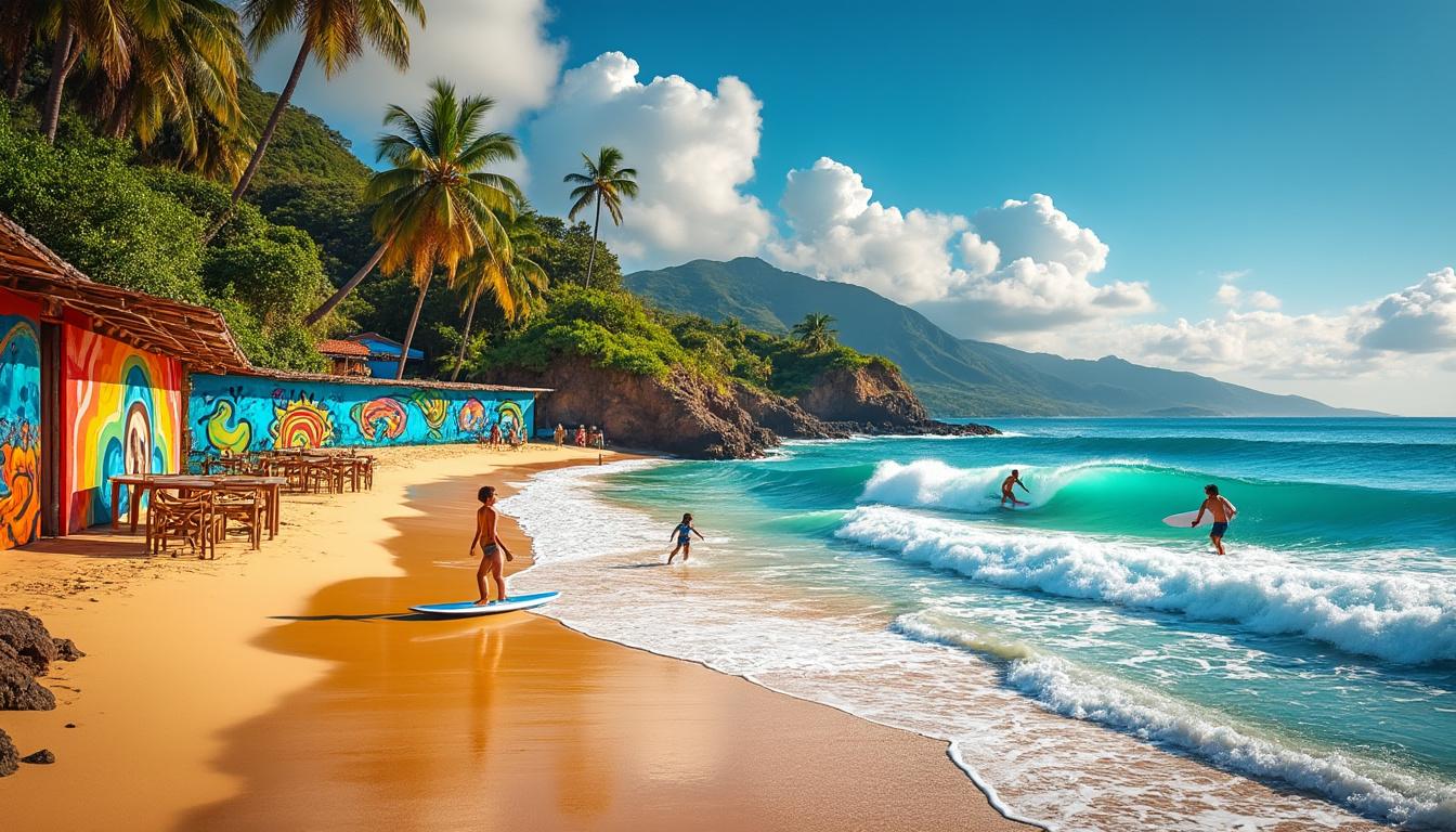 découvrez santa teresa, joyau du brésil, où surf, art et ambiance bohème se mêlent pour offrir une expérience unique au cœur du costa rica brésilien.