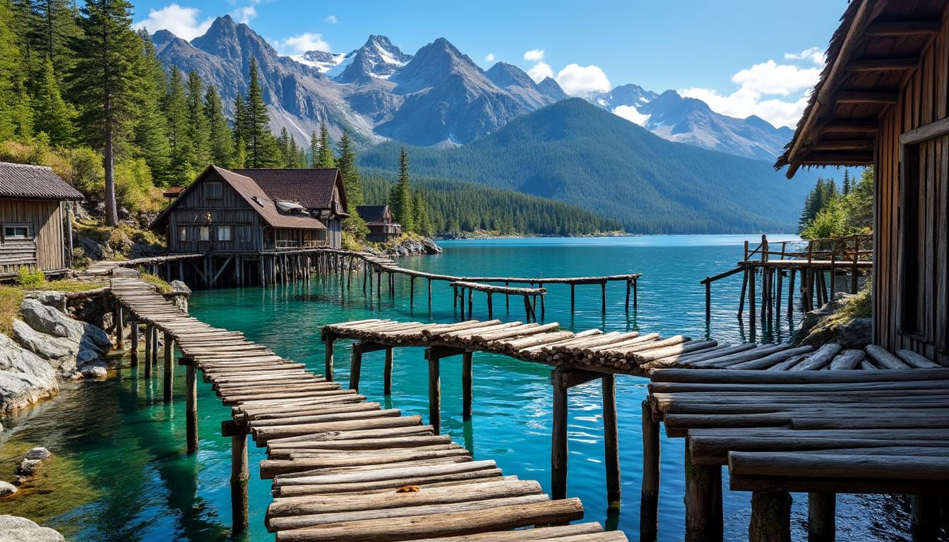 Caleta Tortel : le village sur pilotis le plus insolite du Chili découvrez caleta tortel, le village chilien unique construit sur pilotis, offrant des paysages spectaculaires et une architecture insolite au cœur de la patagonie.