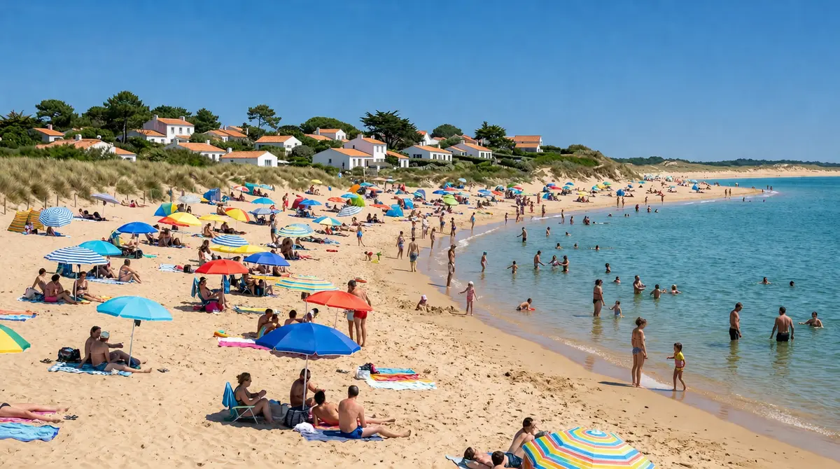 plage vendée été gîte bord de mer vacanciers