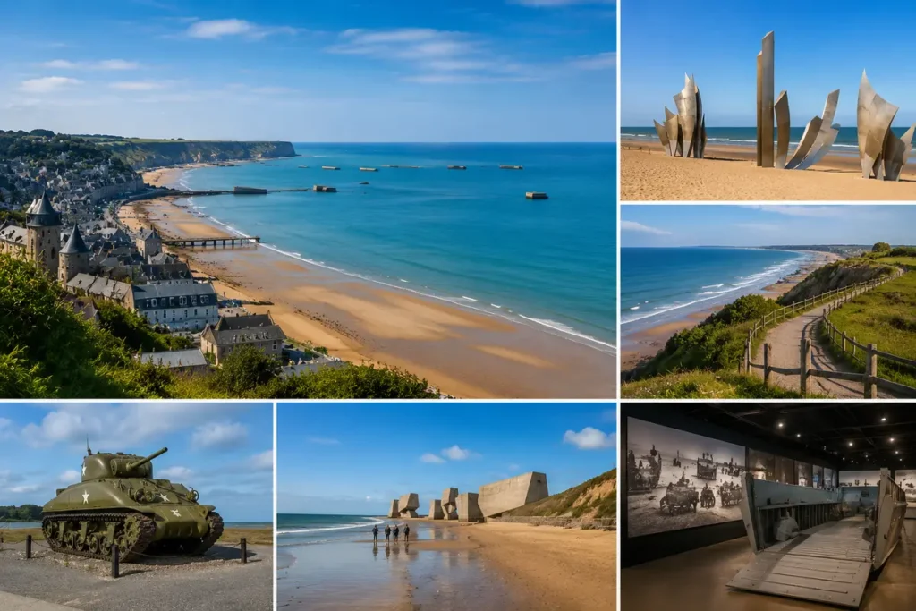 Paysages Arromanches et plages du débarquement